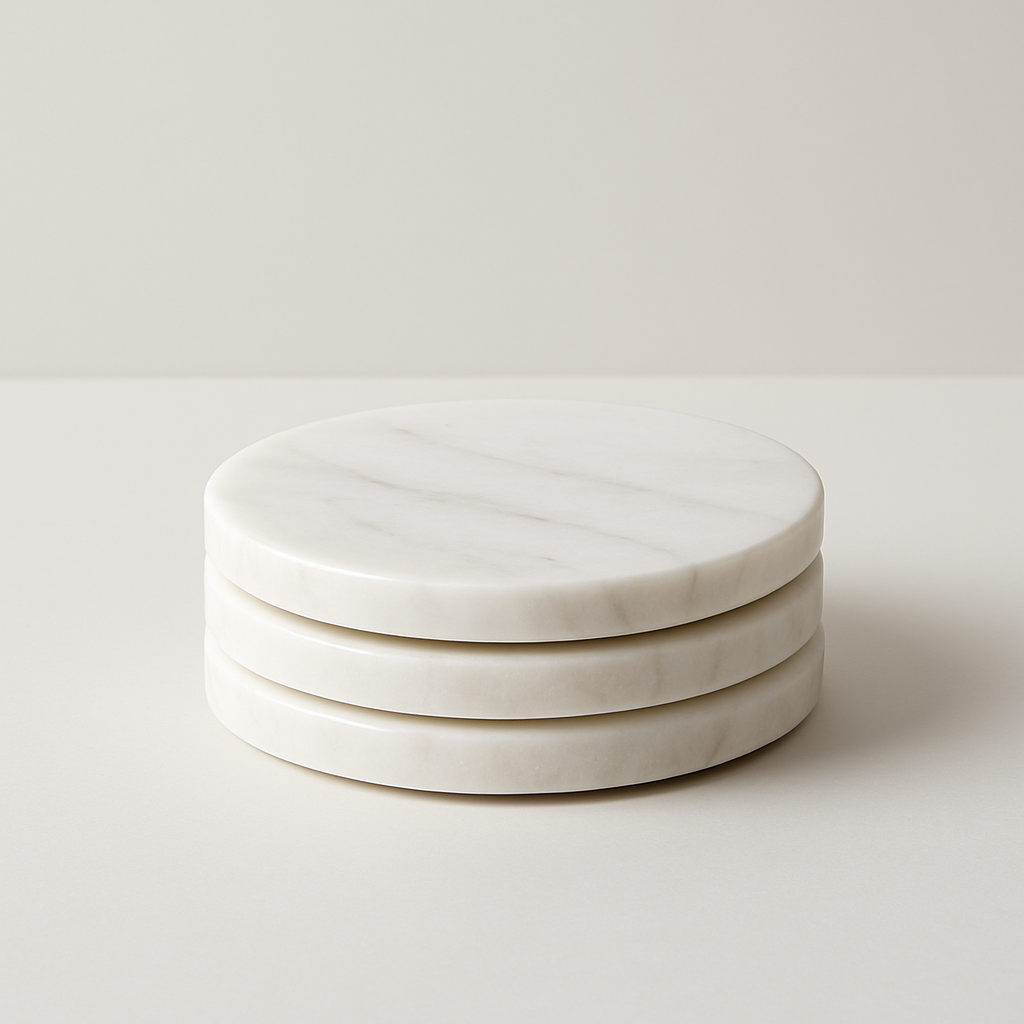 Theo – Marble Coaster Set
