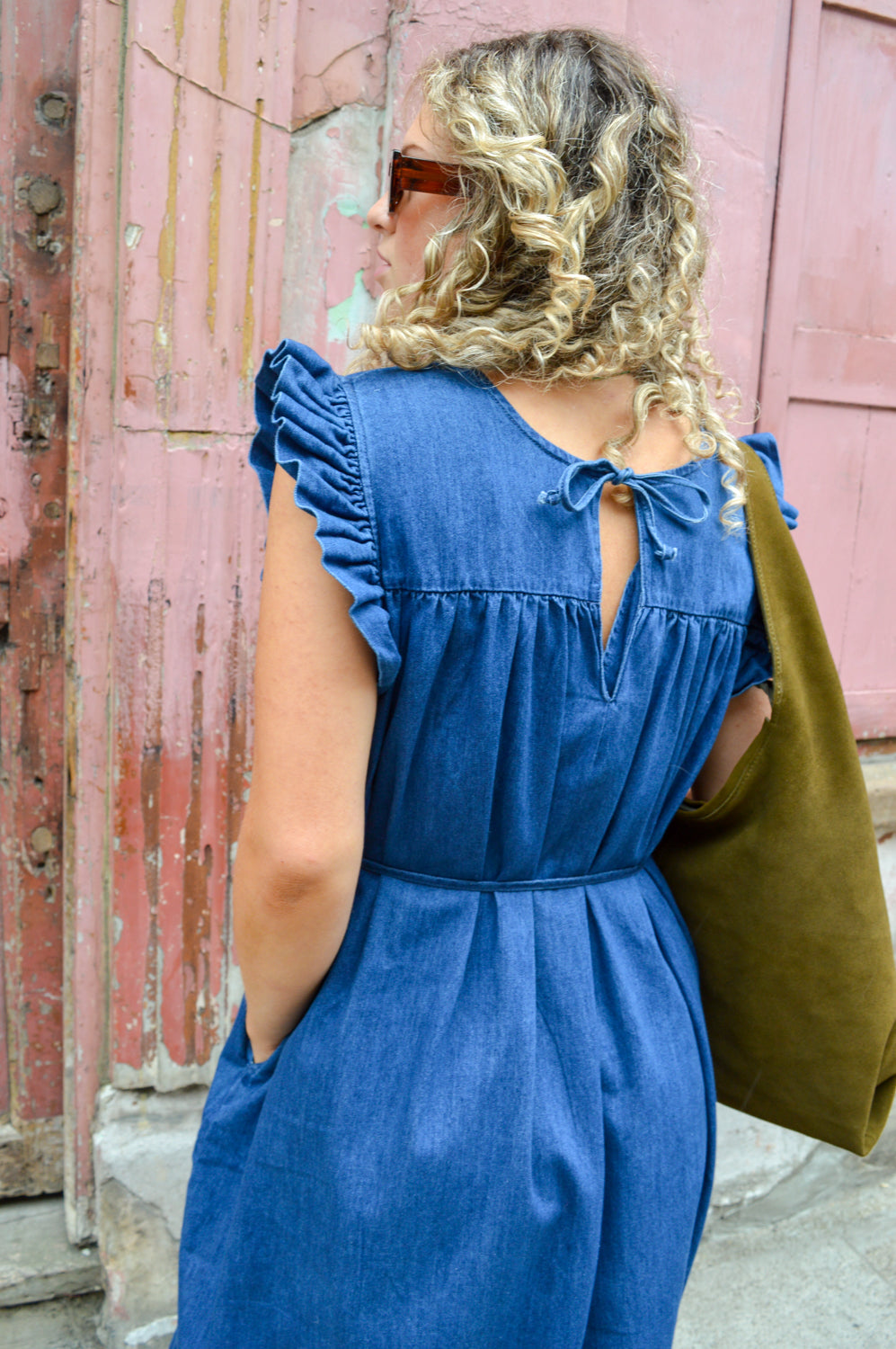 Denim Long Dress - gallery