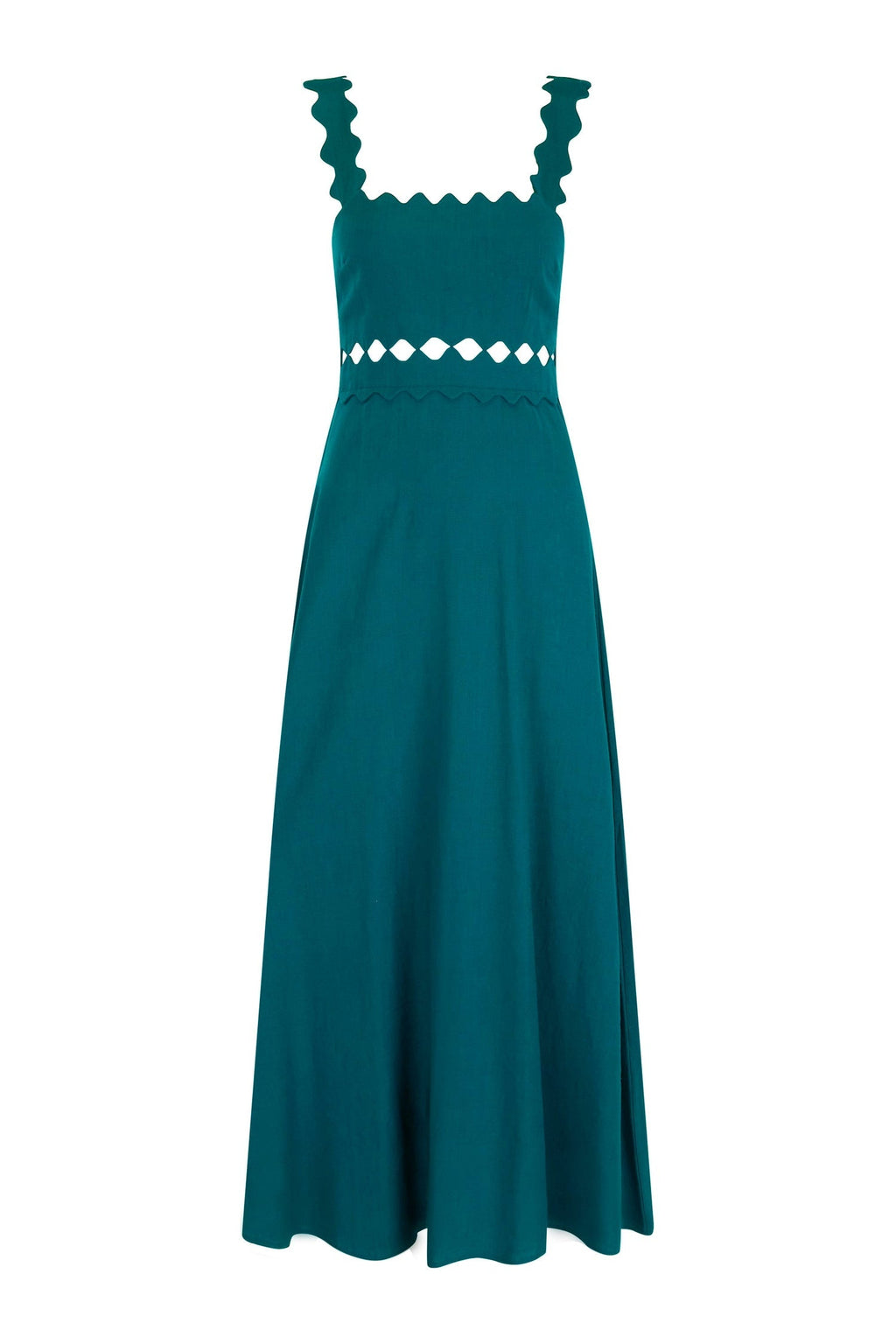 Evelyn Dress In Jade — gallery