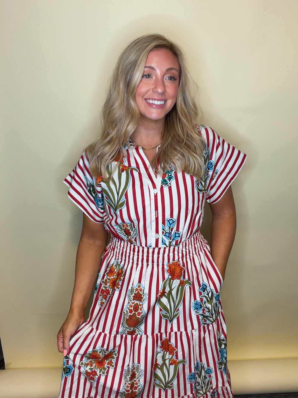 Celeste in Bloom Midi Dress for Women