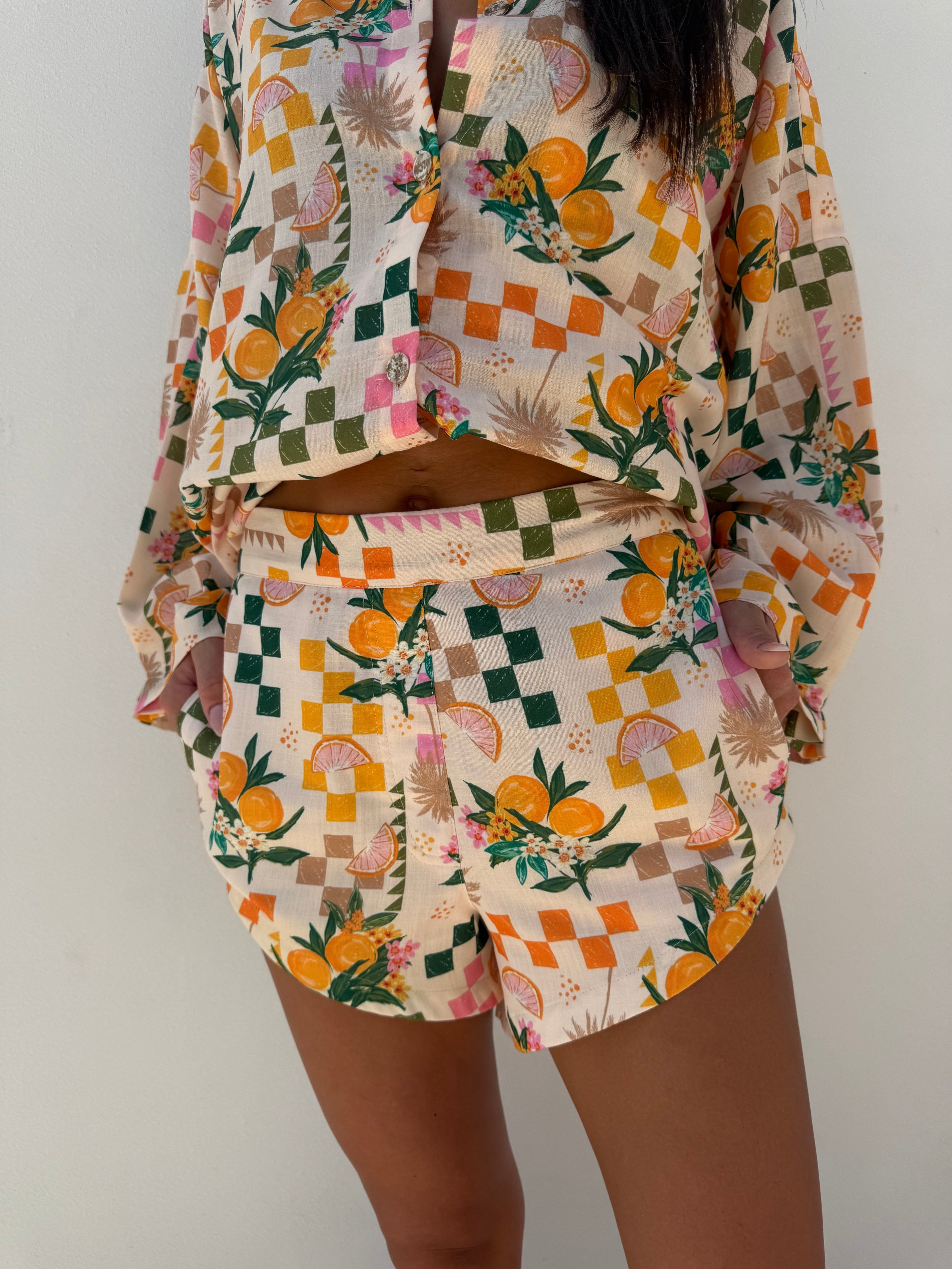 Sable Foncé Shorts -Citrus for Women