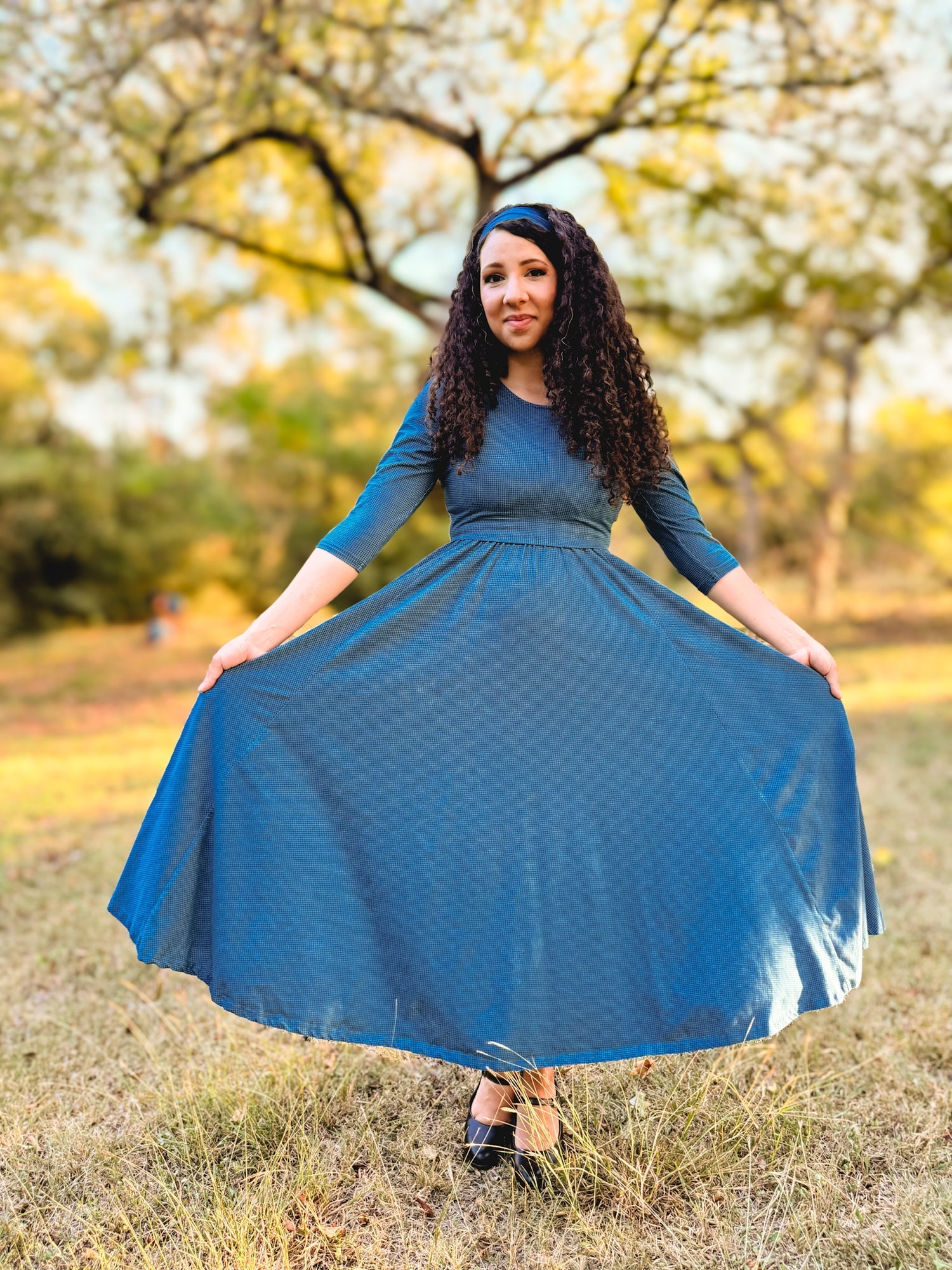 Indigo Lattice ~ Faye Dress — gallery