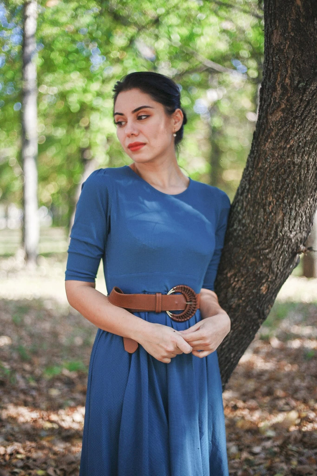 Indigo Lattice ~ Faye Dress — gallery