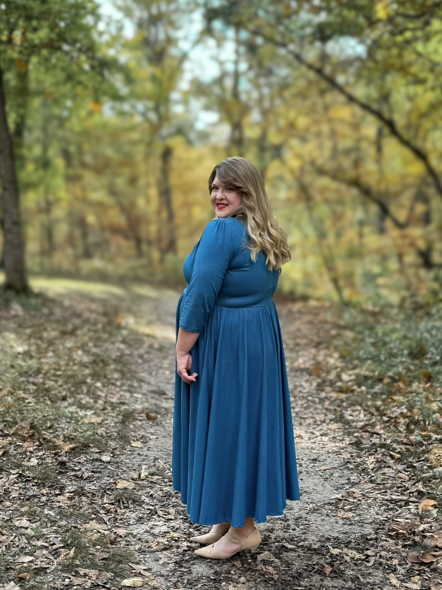 Indigo Lattice ~ Faye Dress — gallery