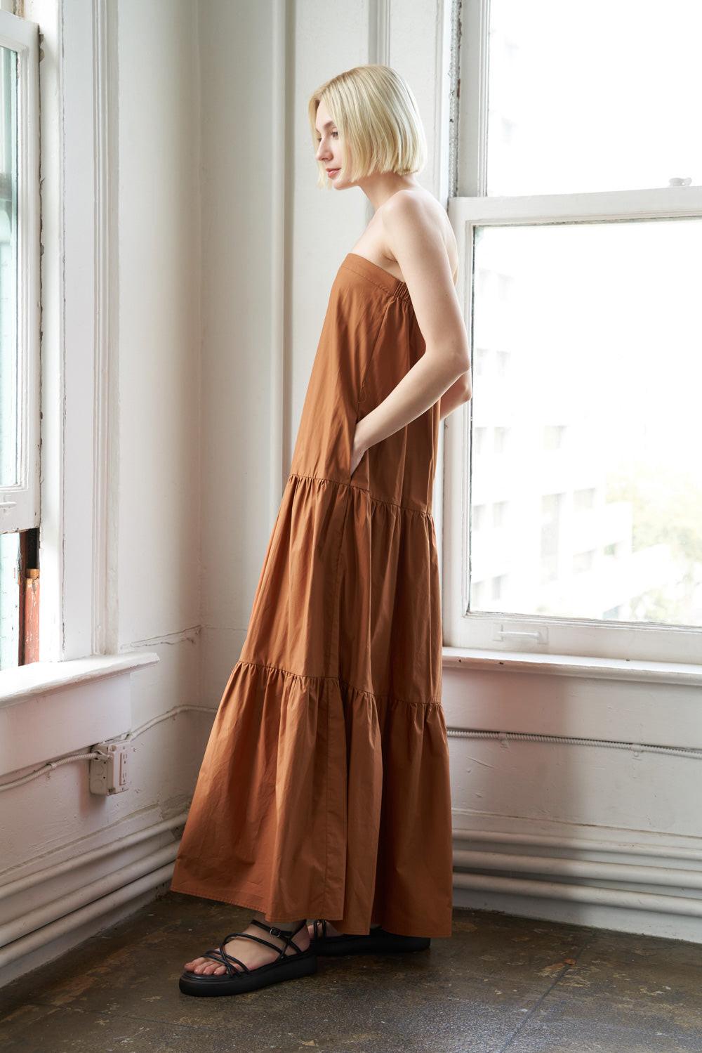 GIRLS JUST WANNA HAVE WOVEN MAXI DRESS — gallery
