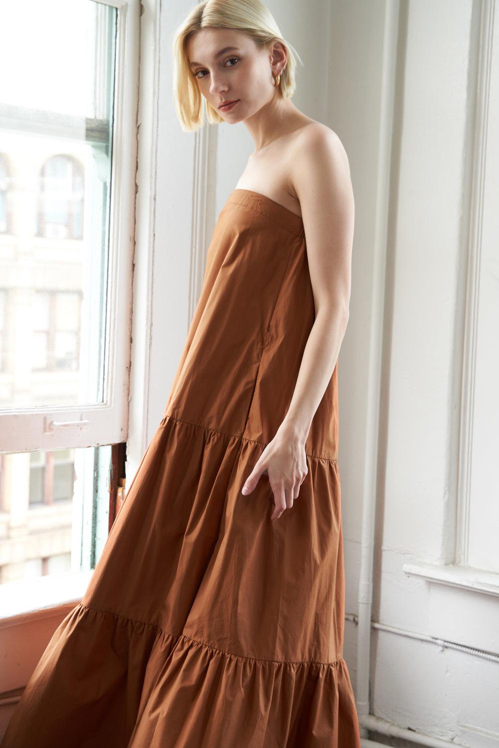 GIRLS JUST WANNA HAVE WOVEN MAXI DRESS — gallery