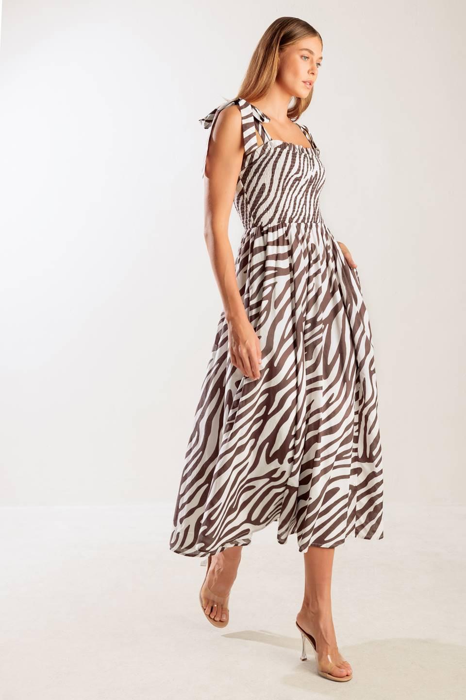 DANCING WITH THE WOVEN MIDI DRESS — gallery