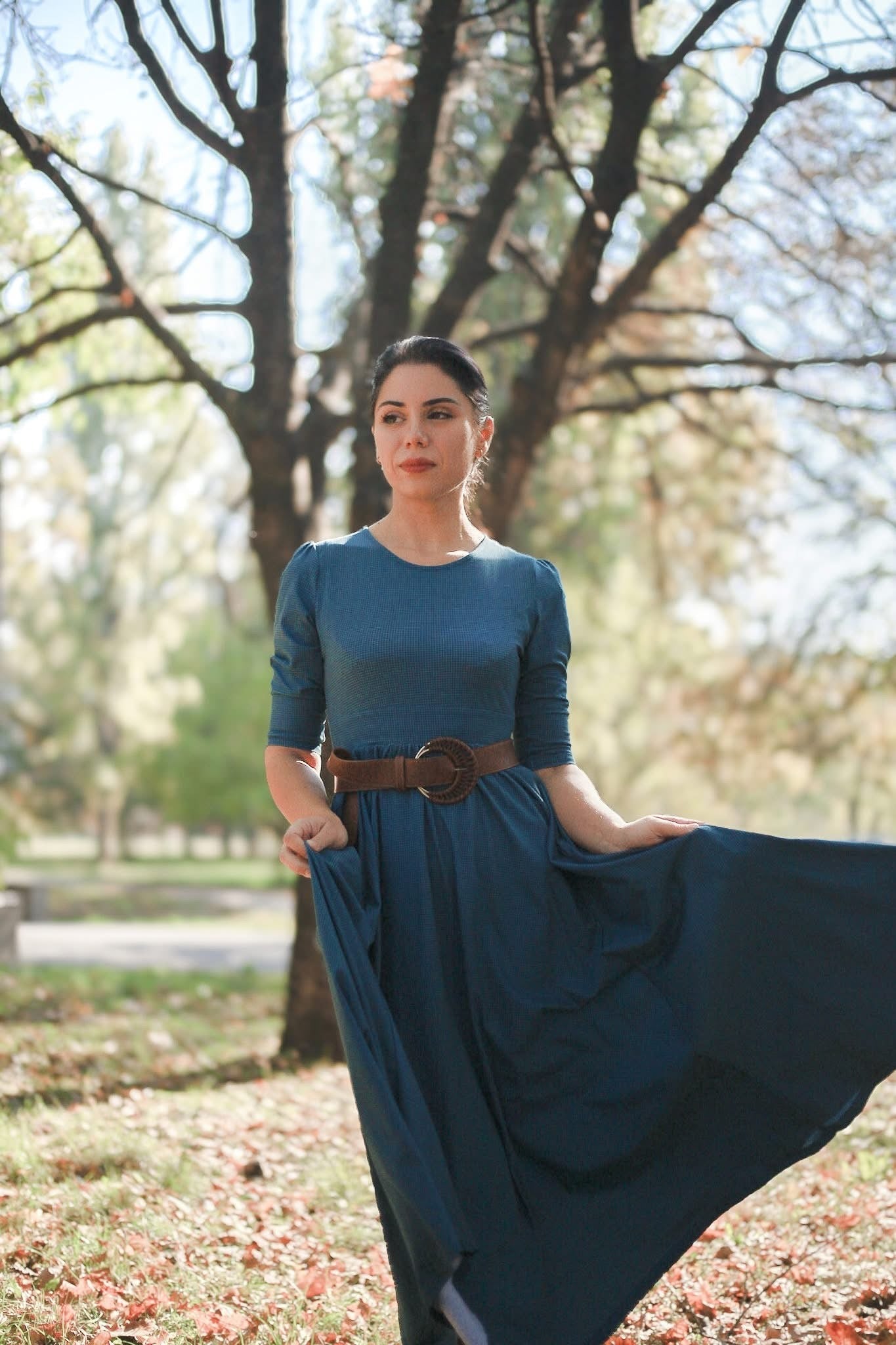 Indigo Lattice ~ Faye Dress — gallery