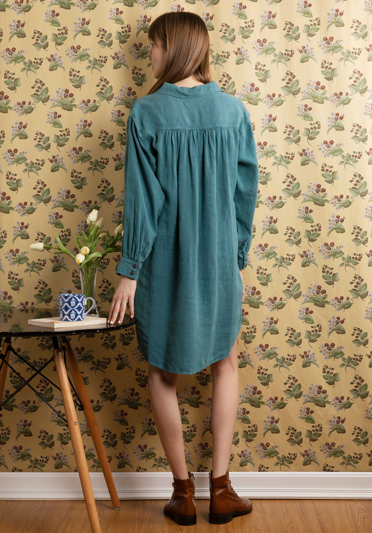 Sea Wave Flowing Dress for Women — Warm-Weather Style - gallery