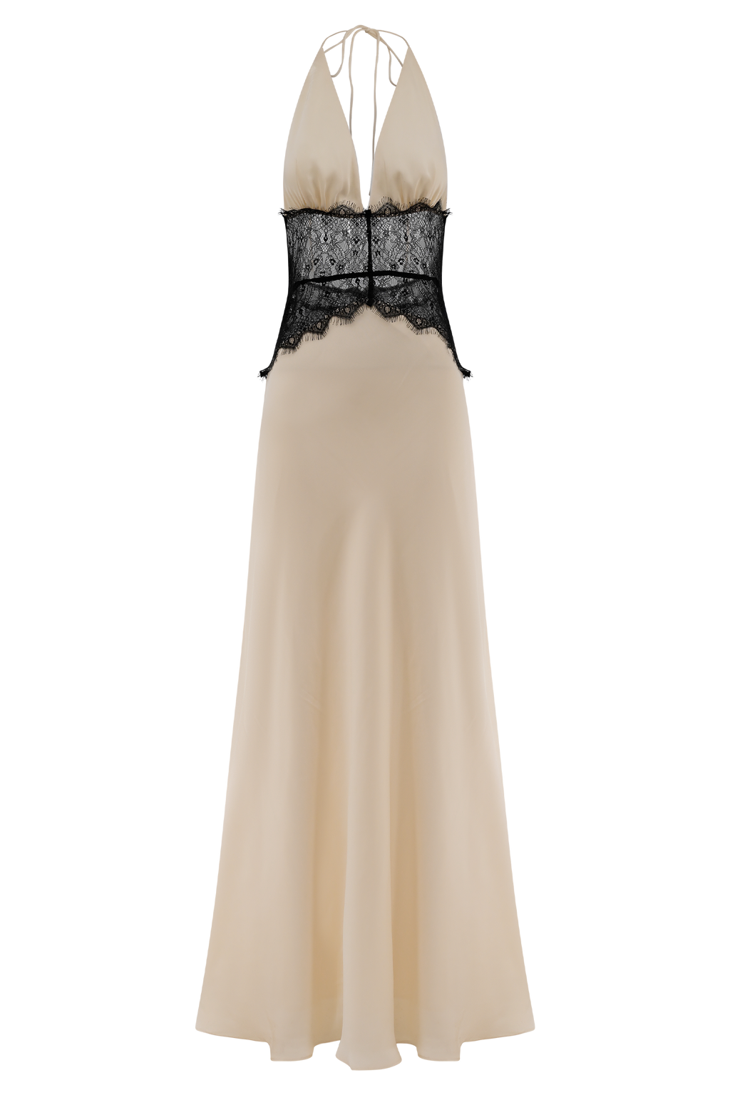 Dinah Lace and Satin Maxi Dress for Women - gallery