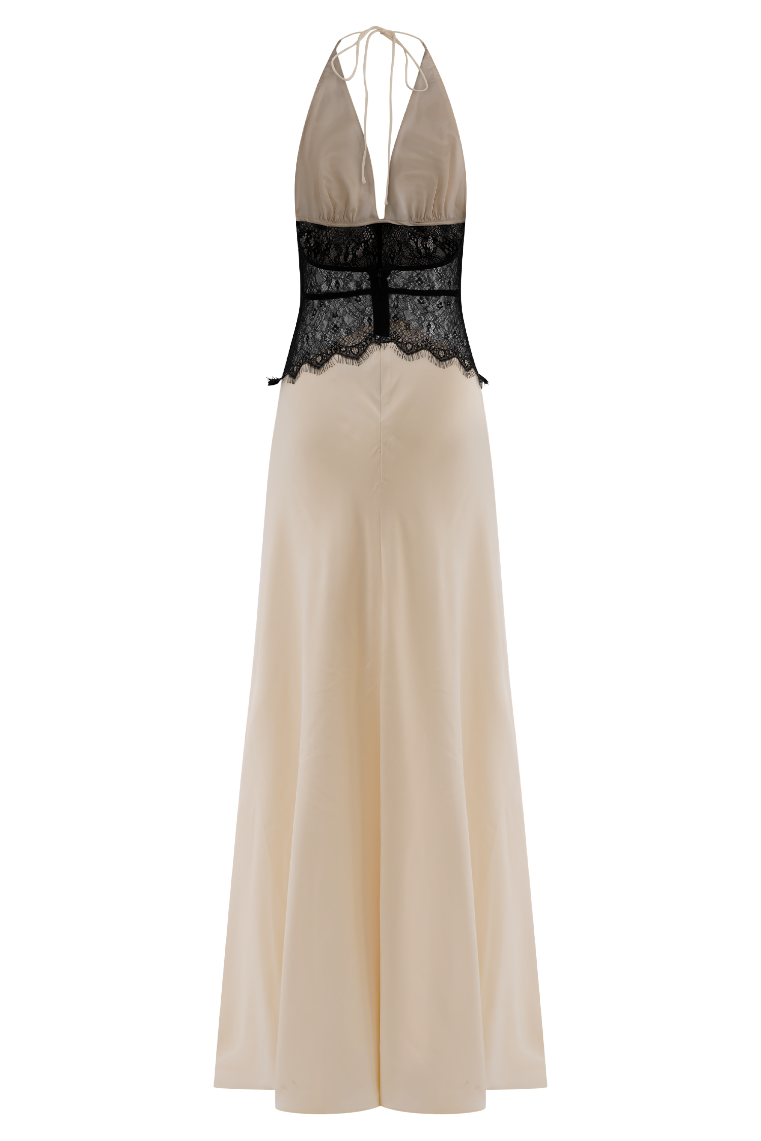 Dinah Lace and Satin Maxi Dress for Women - gallery