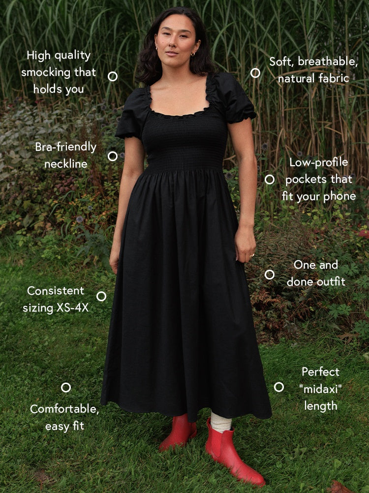 Goldie Smocked Short Sleeve Dress - gallery