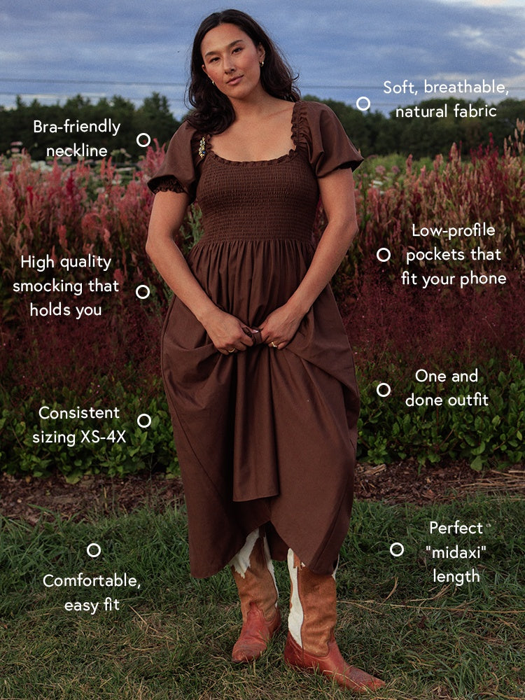 Goldie Smocked Short Sleeve Dress (Clearance) - gallery