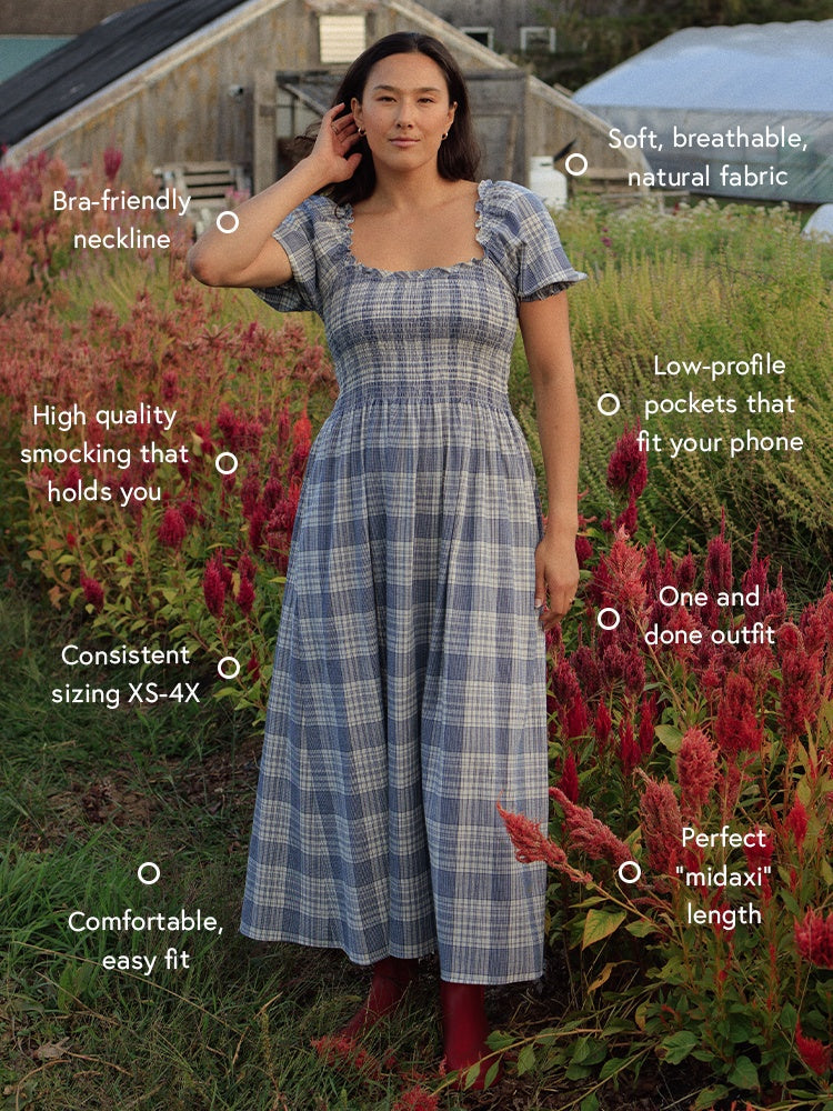 Goldie Smocked Short Sleeve Dress (Clearance) - gallery