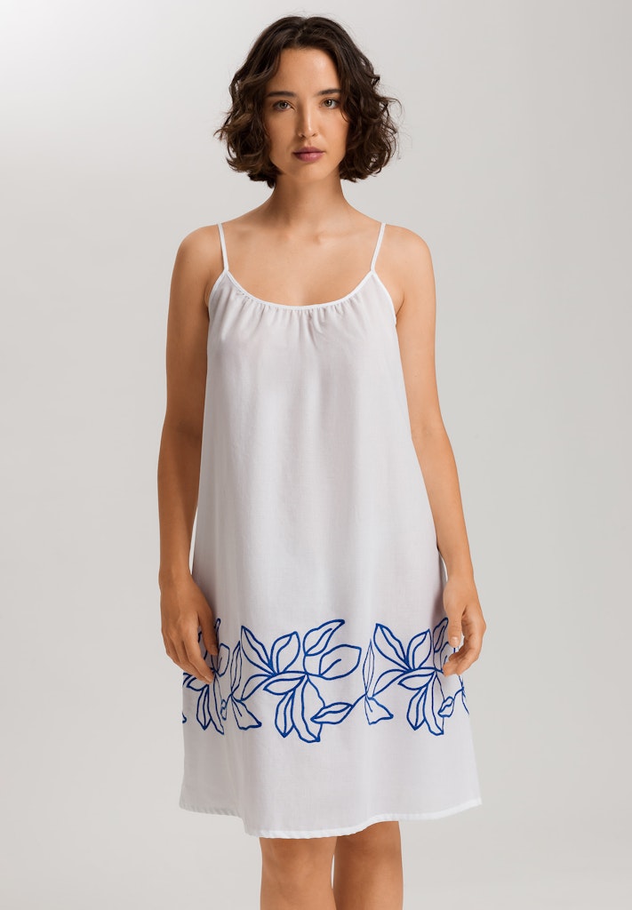 Liz Spaghetti Dress in White for Women - gallery