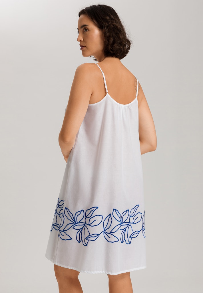 Liz Spaghetti Dress in White for Women - gallery