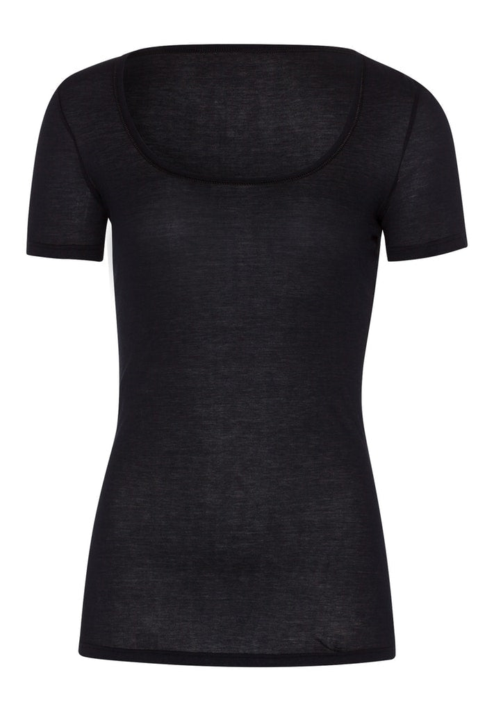 Ultralight Short Sleeved T-Shirt in Black - gallery