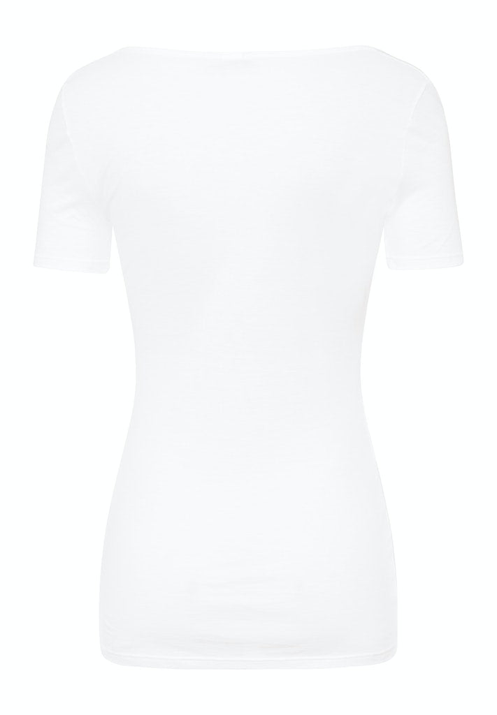 Ultralight Short Sleeved T-Shirt in White - gallery