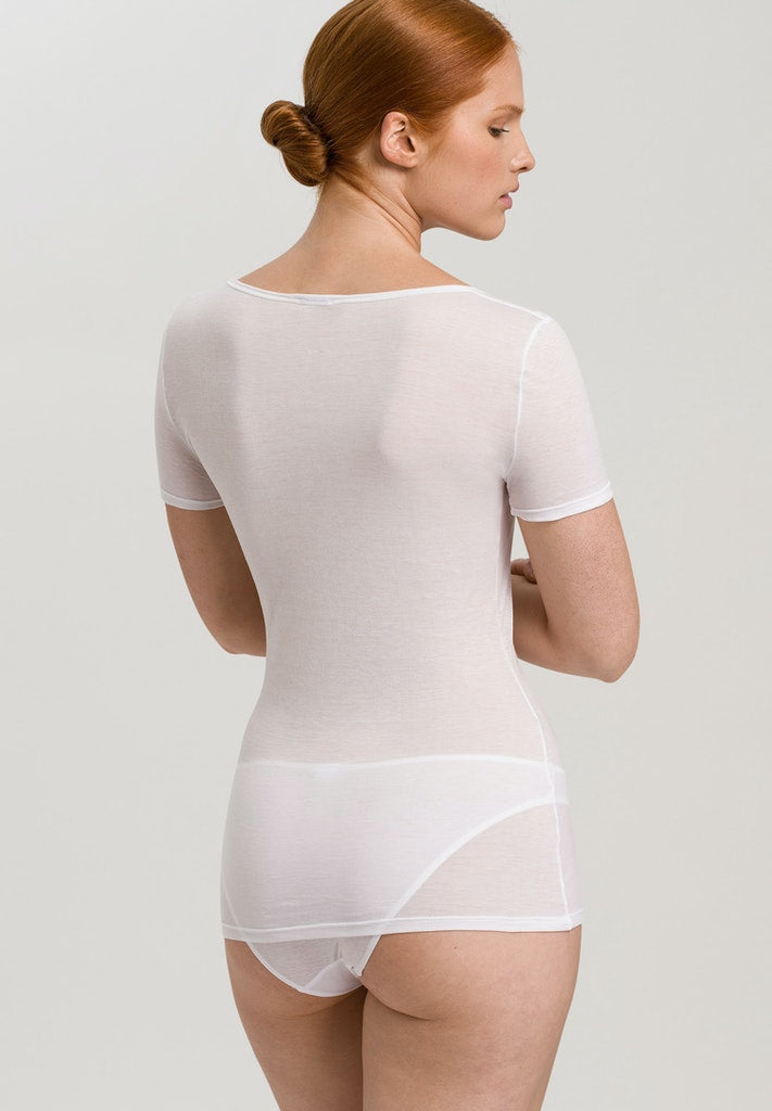 Ultralight Short Sleeved T-Shirt in White - gallery