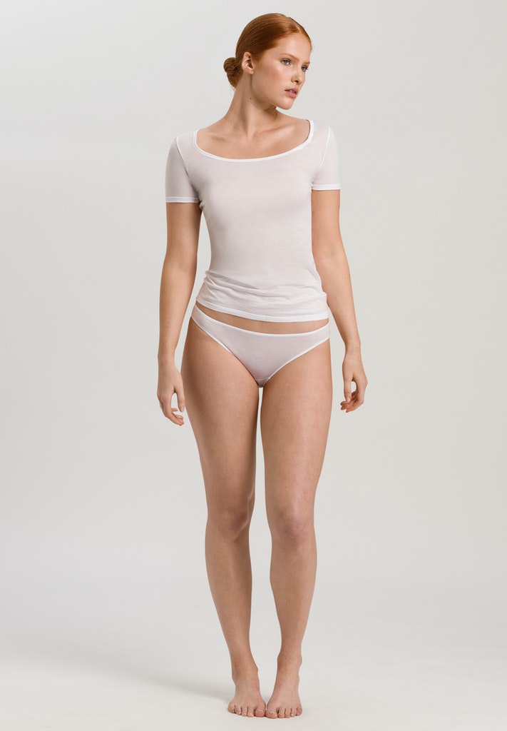 Ultralight Short Sleeved T-Shirt in White - gallery