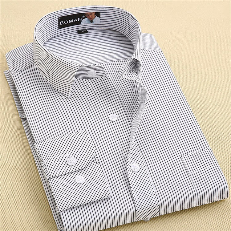 Slim Fit Long Sleeve Business Shirt for Men - gallery