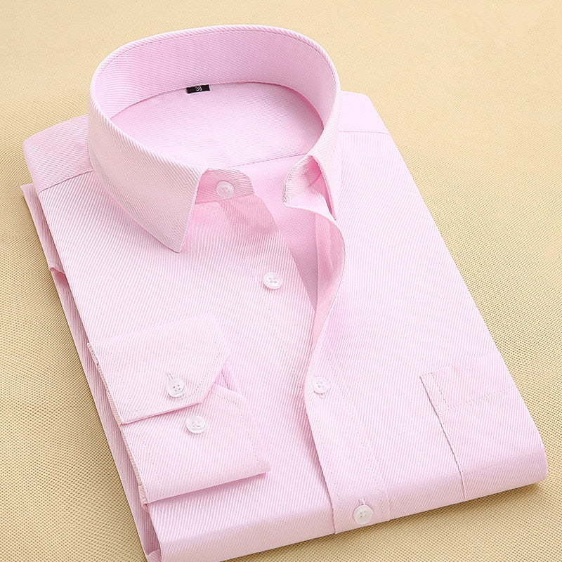 Slim Fit Long Sleeve Business Shirt for Men - gallery