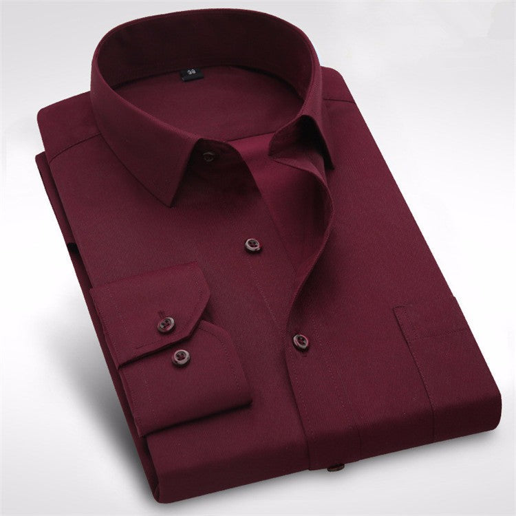 Slim Fit Long Sleeve Business Shirt for Men - gallery