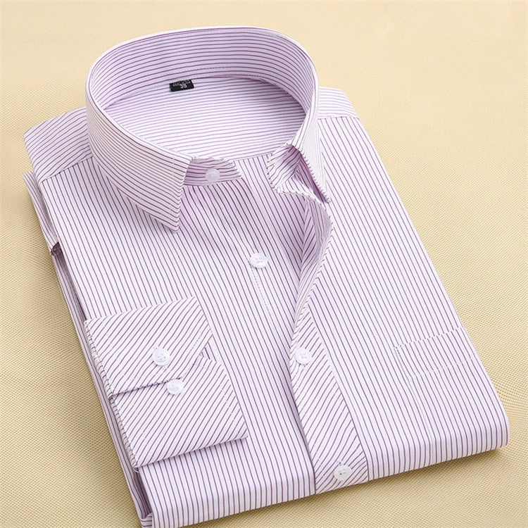 Slim Fit Long Sleeve Business Shirt for Men - gallery
