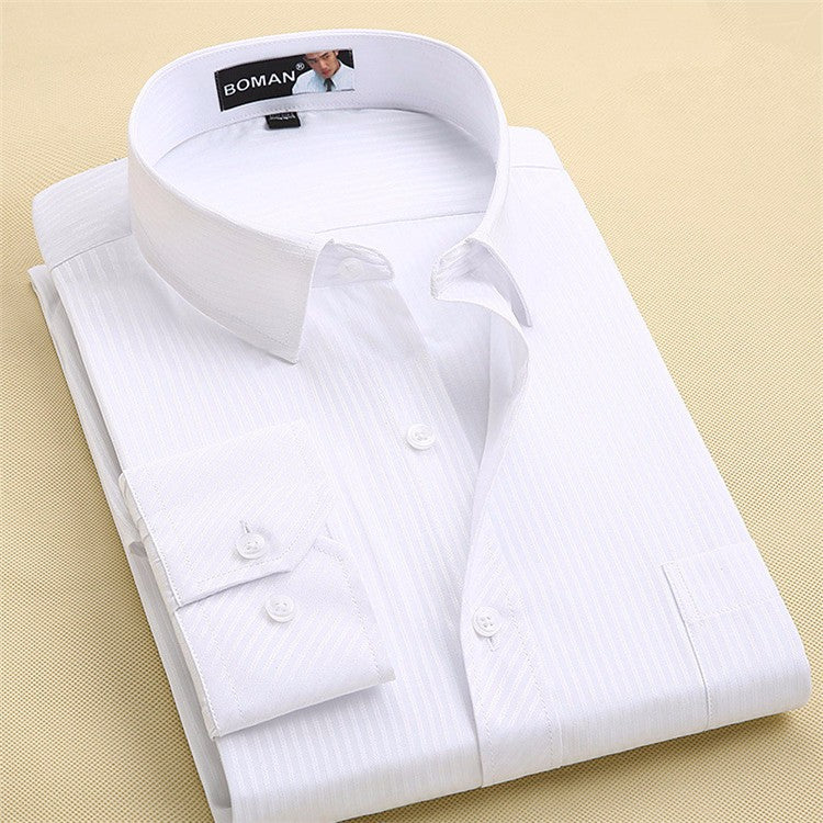 Slim Fit Long Sleeve Business Shirt for Men - gallery