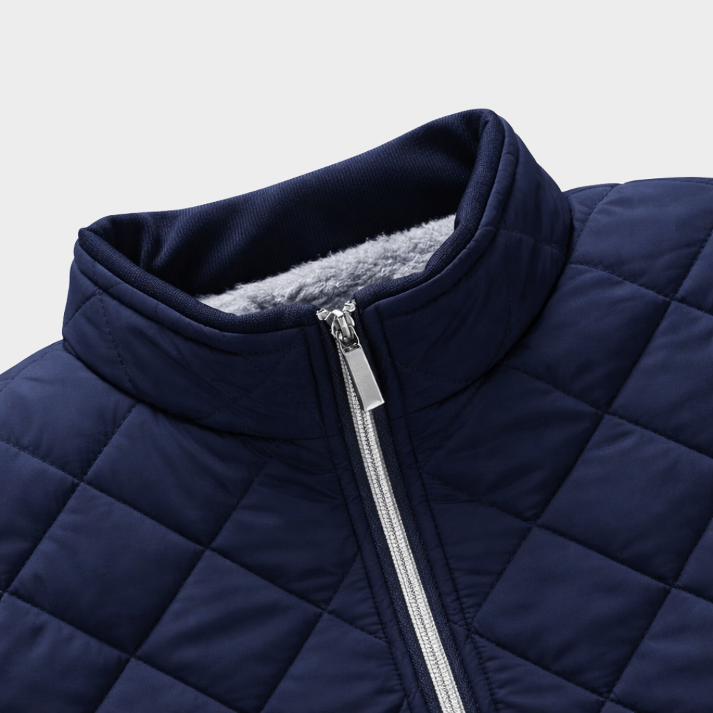 Classic Warm Quilted Winter Jacket for Men - gallery
