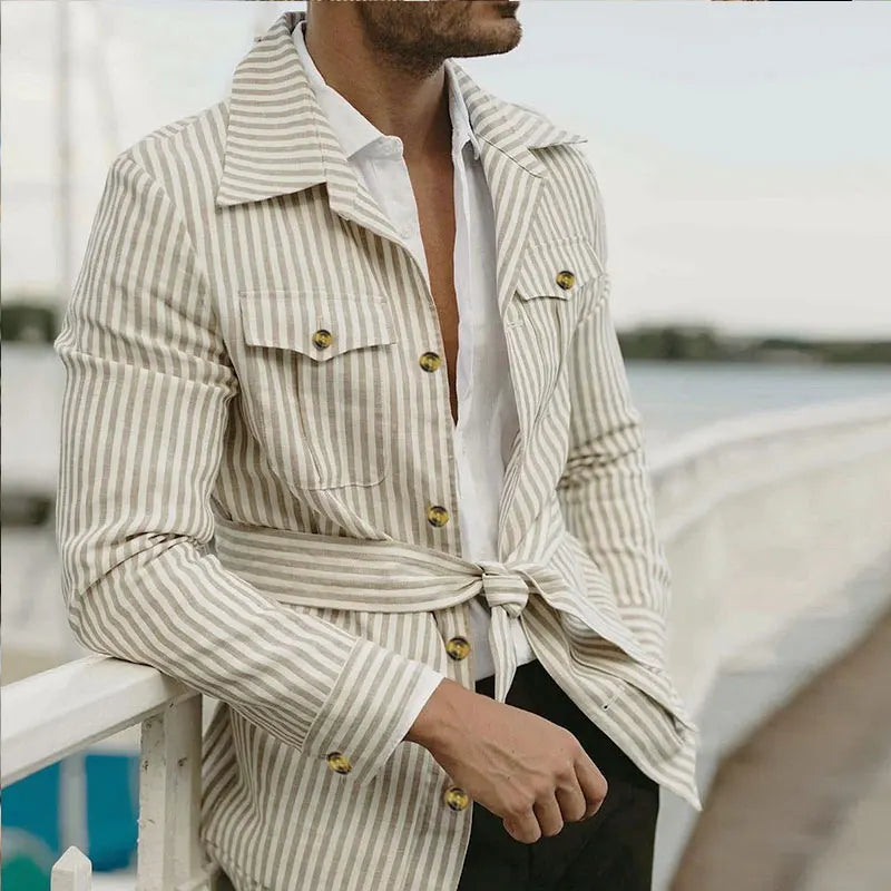 Carlson Striped Casual Blazer for Men - gallery