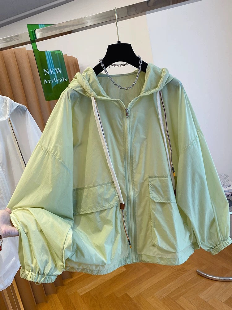 Super Good-Looking Sports Hooded Sun Protection Jacket for in Summer New Lo