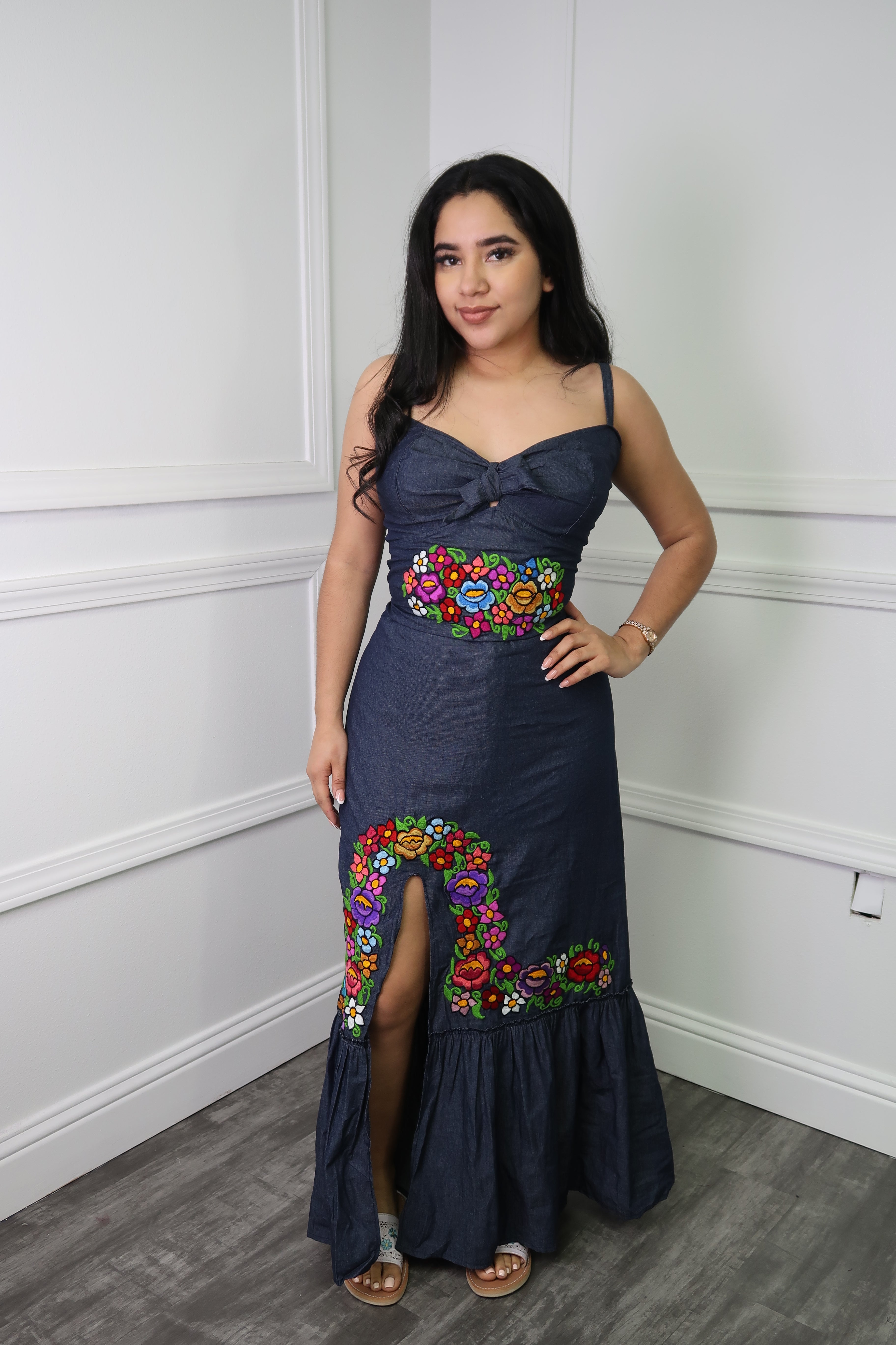 Ara Artisan Embroidered Dress — Made in Mexico for Women - gallery