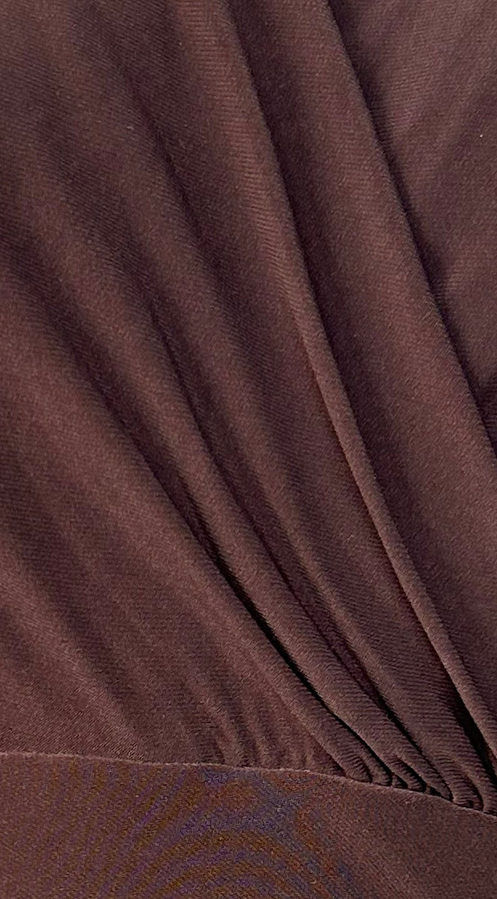 Seralya V Neck Surplice Pleated Midi Dress - Brown — gallery