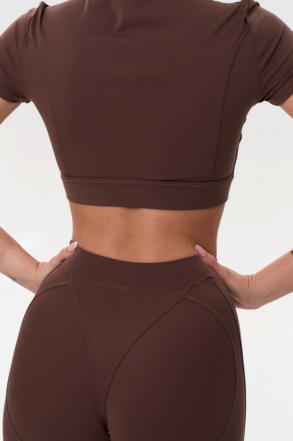 Motion Fit Cropped T-Shirt for Women — Breathable Stretch - gallery