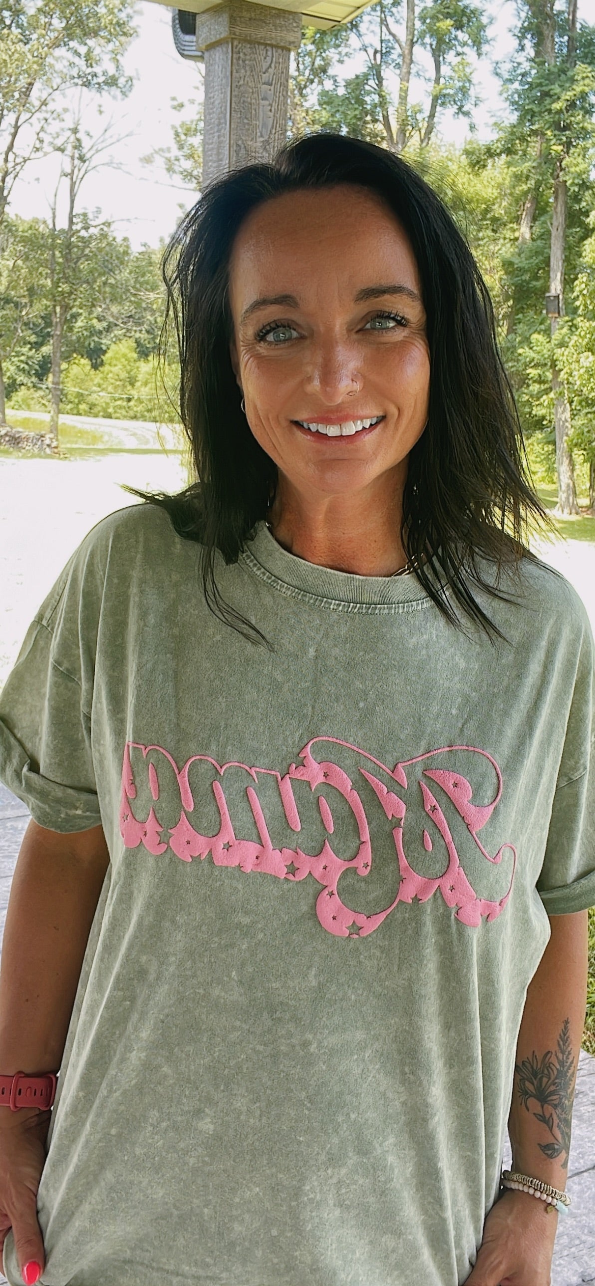 Momma T-Shirt /Green for Women - gallery
