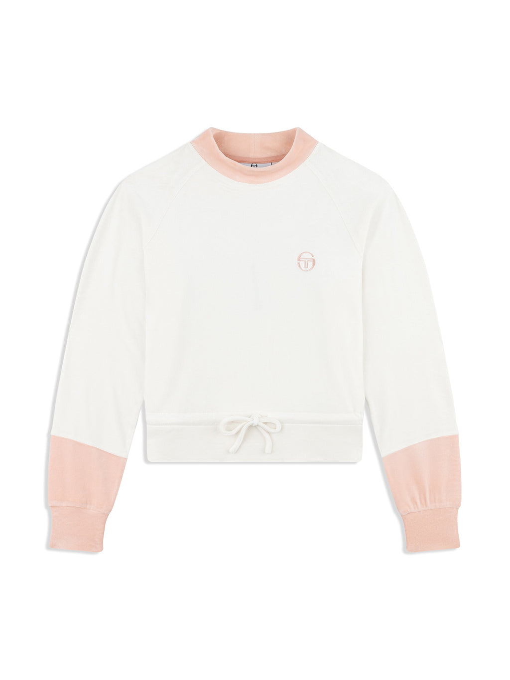 Gardenia Velour Long-Sleeve Top for Women — Mock Neck Sporty - gallery