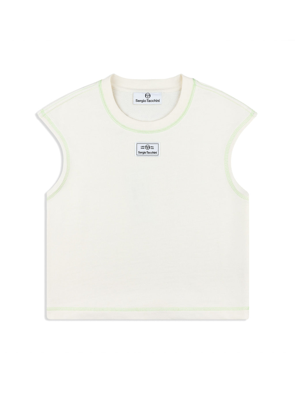 Gardenia Cotton Tennis Tank for Women — Sporty Pop-Stitch - gallery