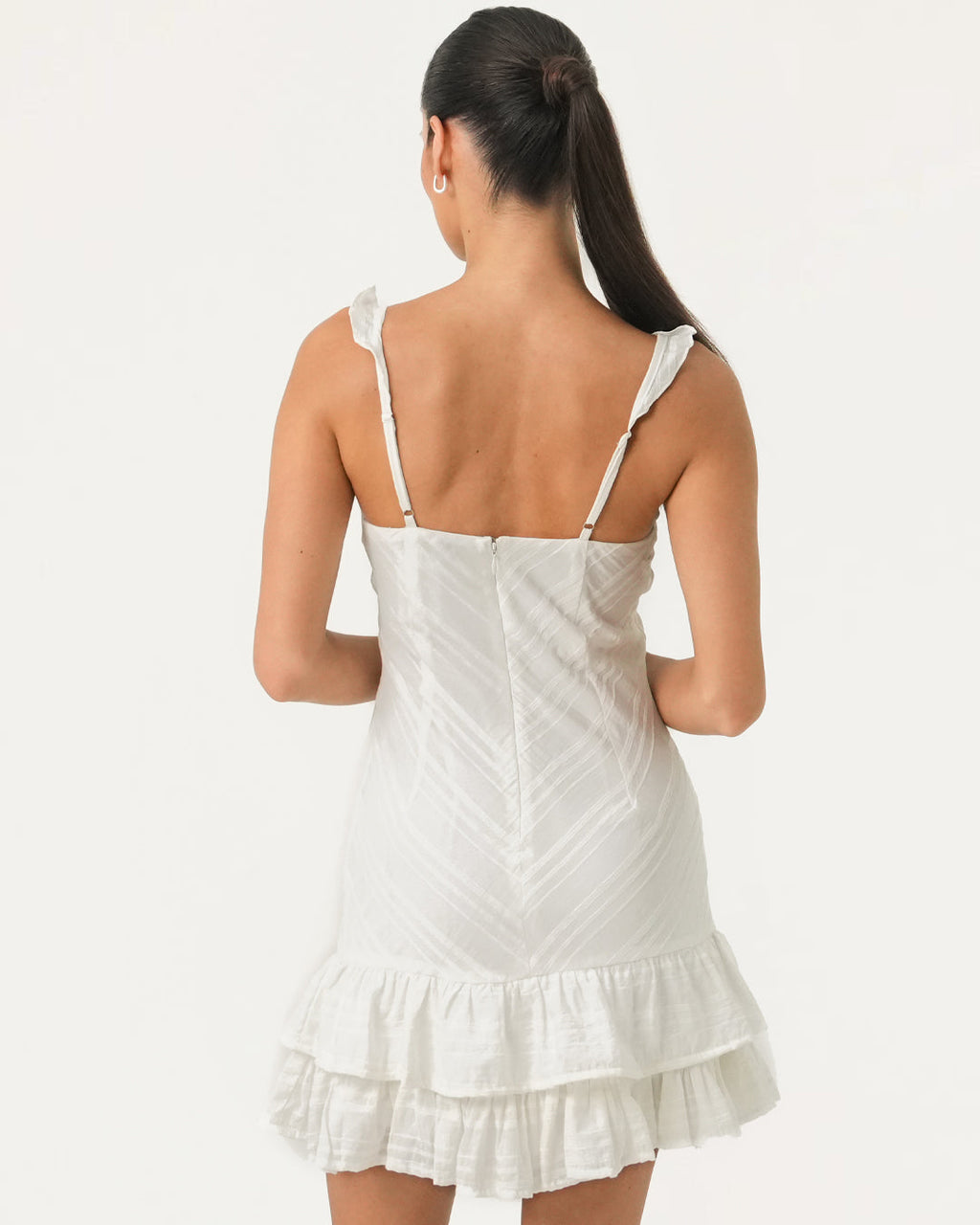 Ineka Frill Mini Dress for Women - gallery