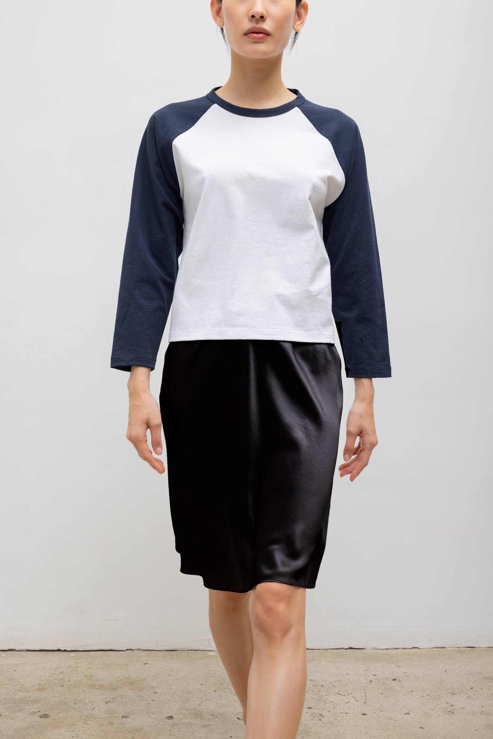 Margo Long Sleeve Raglan Baseball Tee for Women - gallery