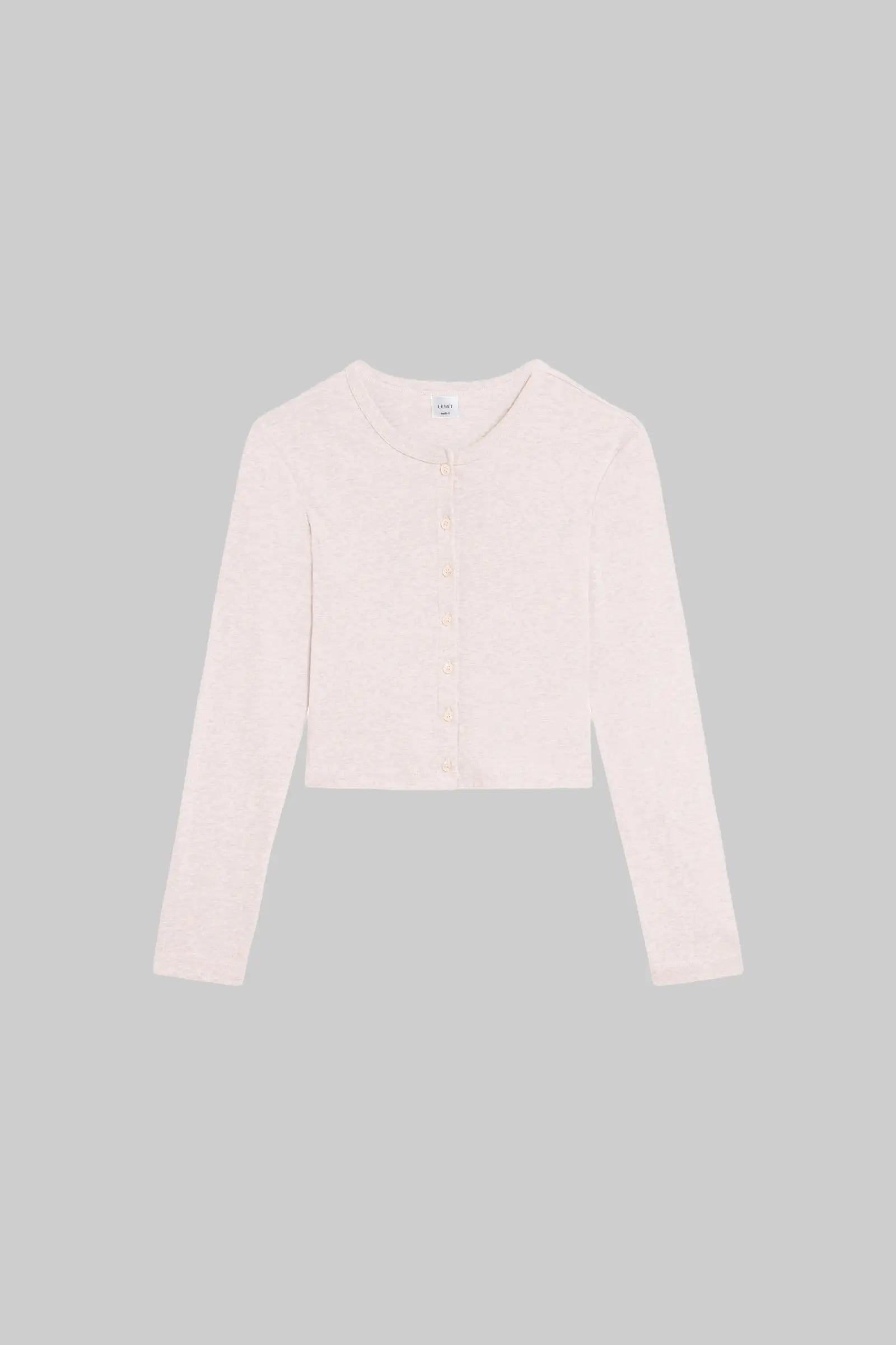 Nando Baby Rib Cotton Cardigan for Women - gallery