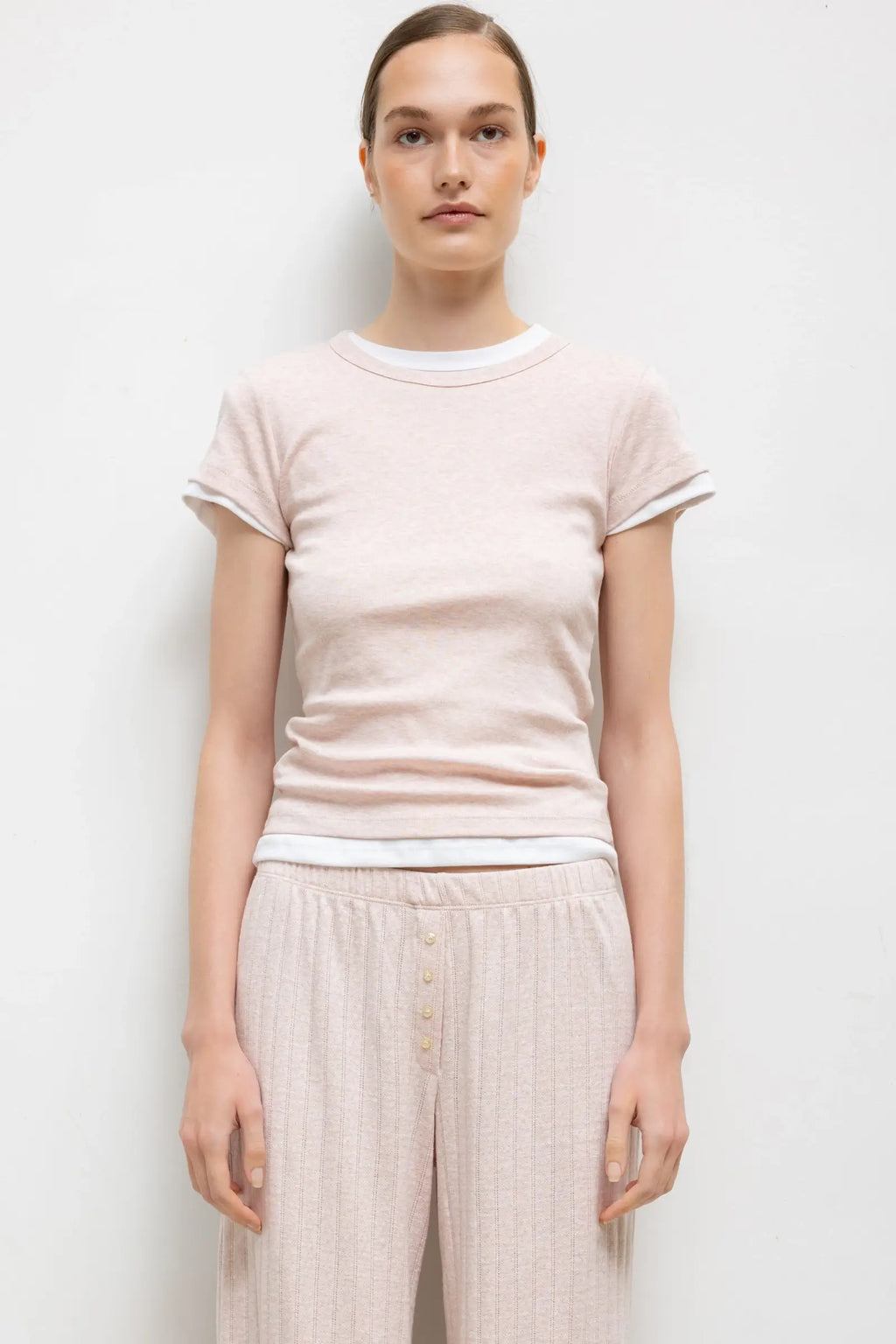Nando Slim Fit Crew Neck Tee for Women