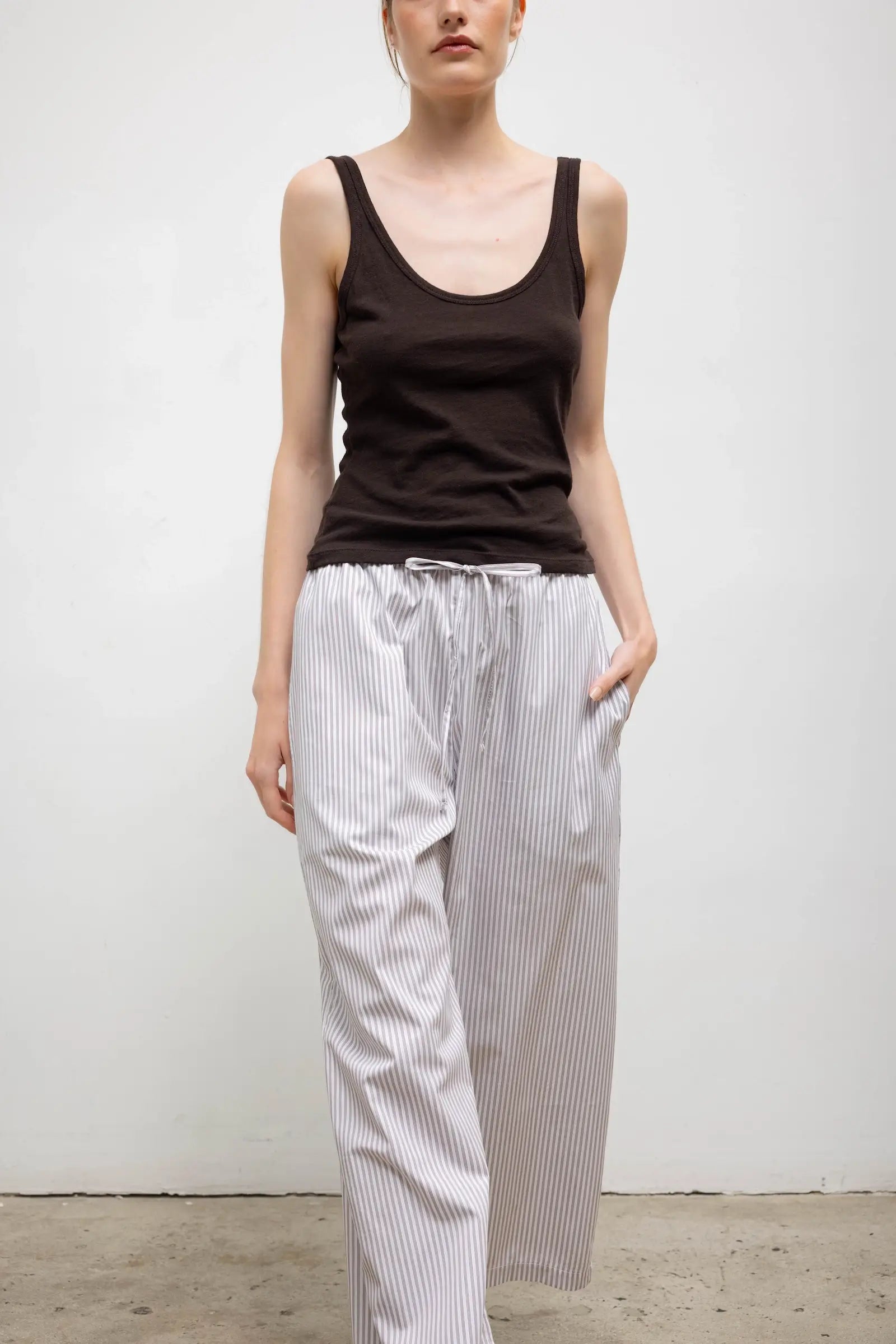 Laura Recycled Cotton Scoop Neck Tank for Women - gallery