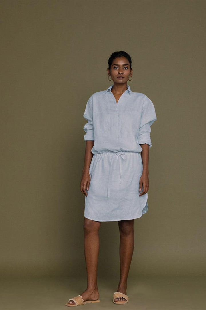 Meet Me By the Cliff Dress in Blue for Women - gallery
