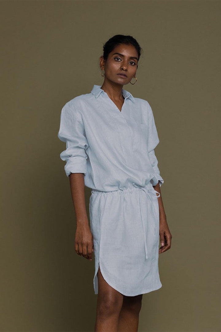 Meet Me By the Cliff Dress in Blue for Women - gallery