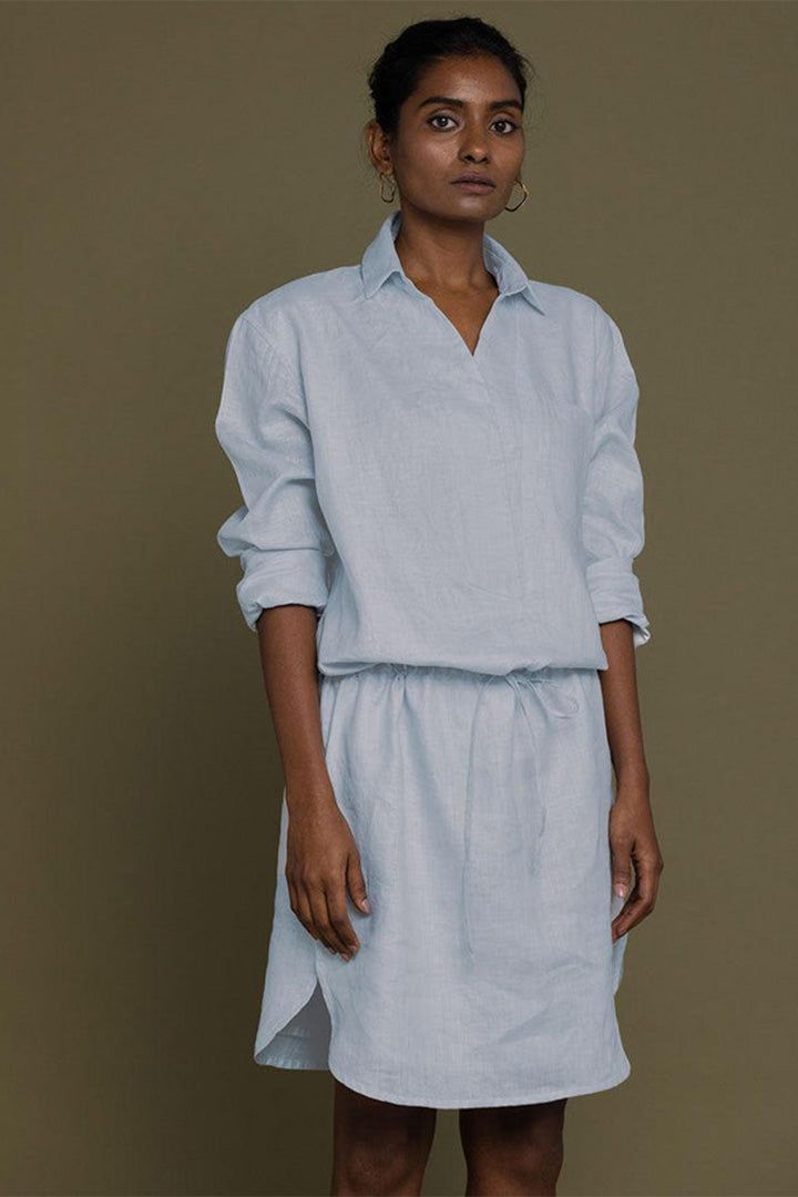 Meet Me By the Cliff Dress in Blue for Women - gallery