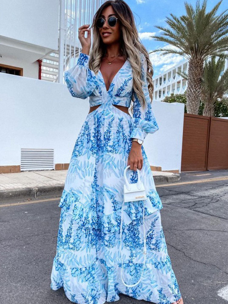 Cut-Out Design Dress