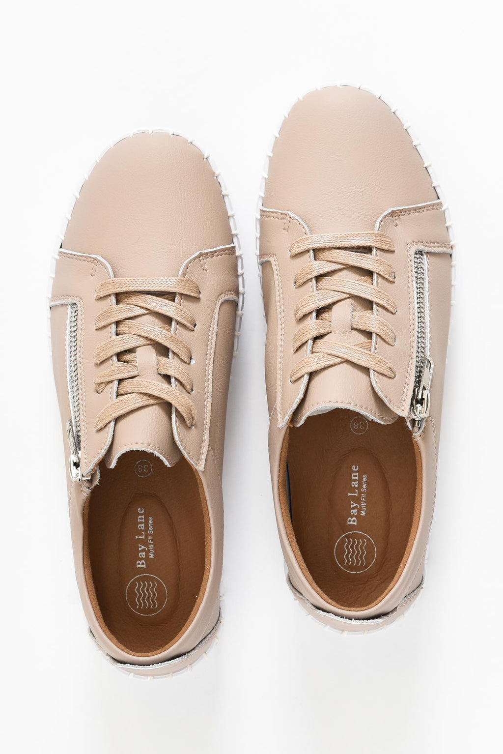 Medusa Nude Platform Sneaker for Women - gallery