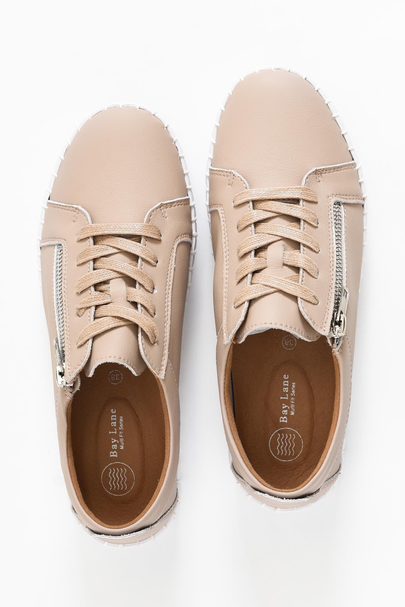 Medusa Nude Platform Sneaker for Women - gallery