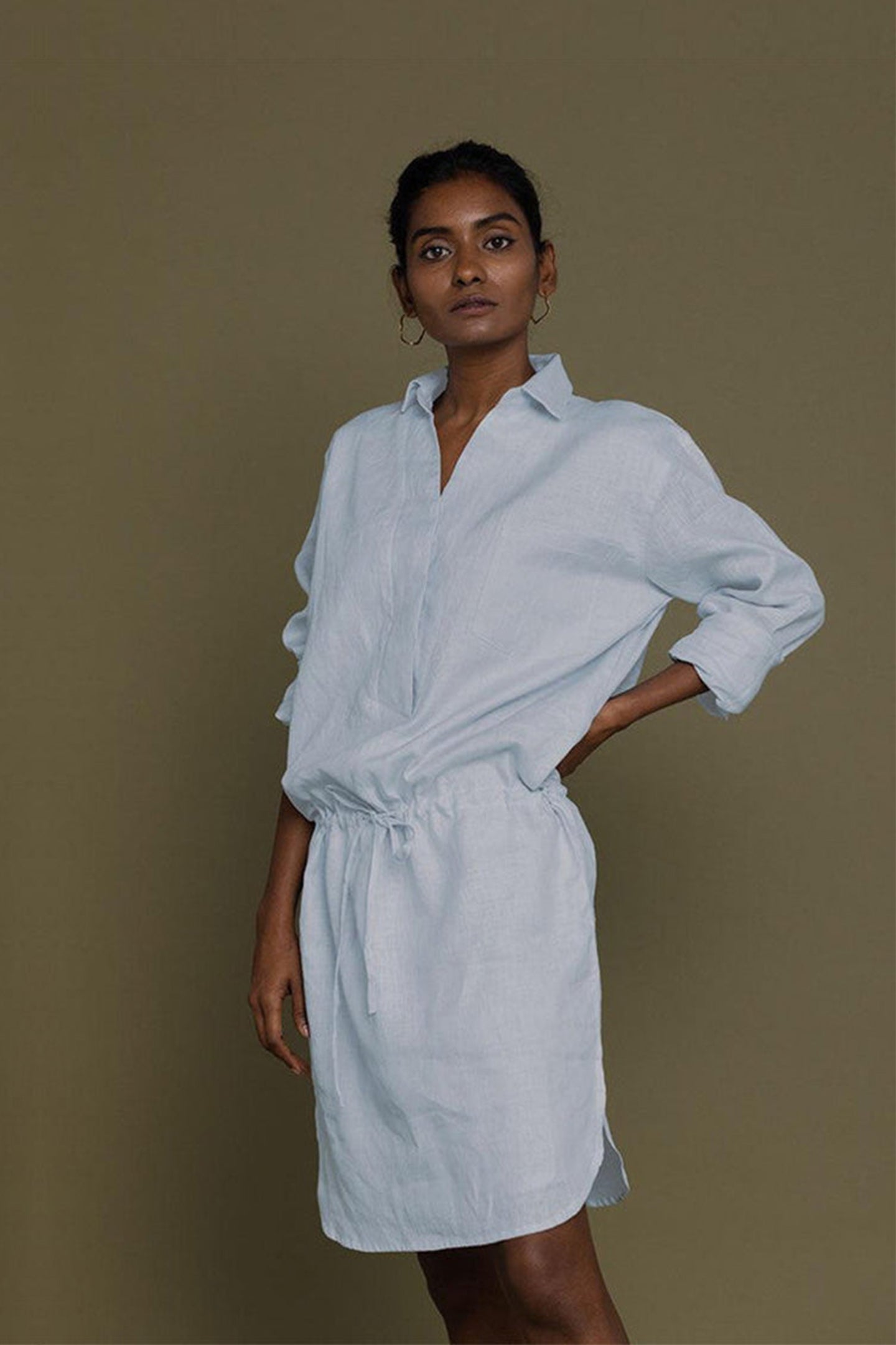Meet Me By the Cliff Dress in Blue for Women